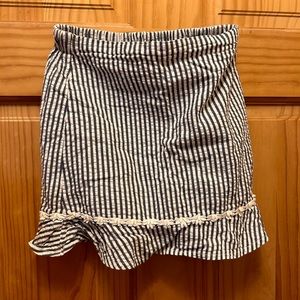 child’s beachy beautiful stripped skort